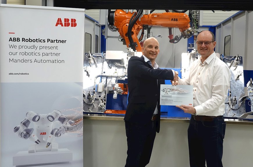 Manders Automation en ABB Robotics tekenen Partner-agreement